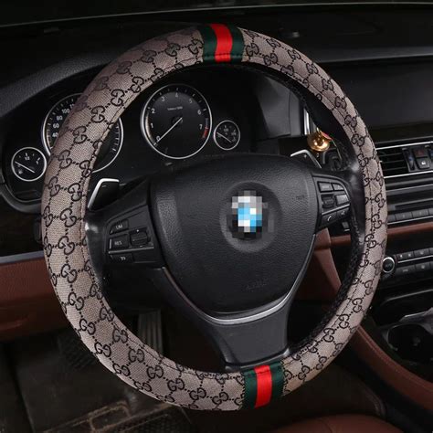 red gucci steering wheel cover|custom Gucci steering wheel cover.